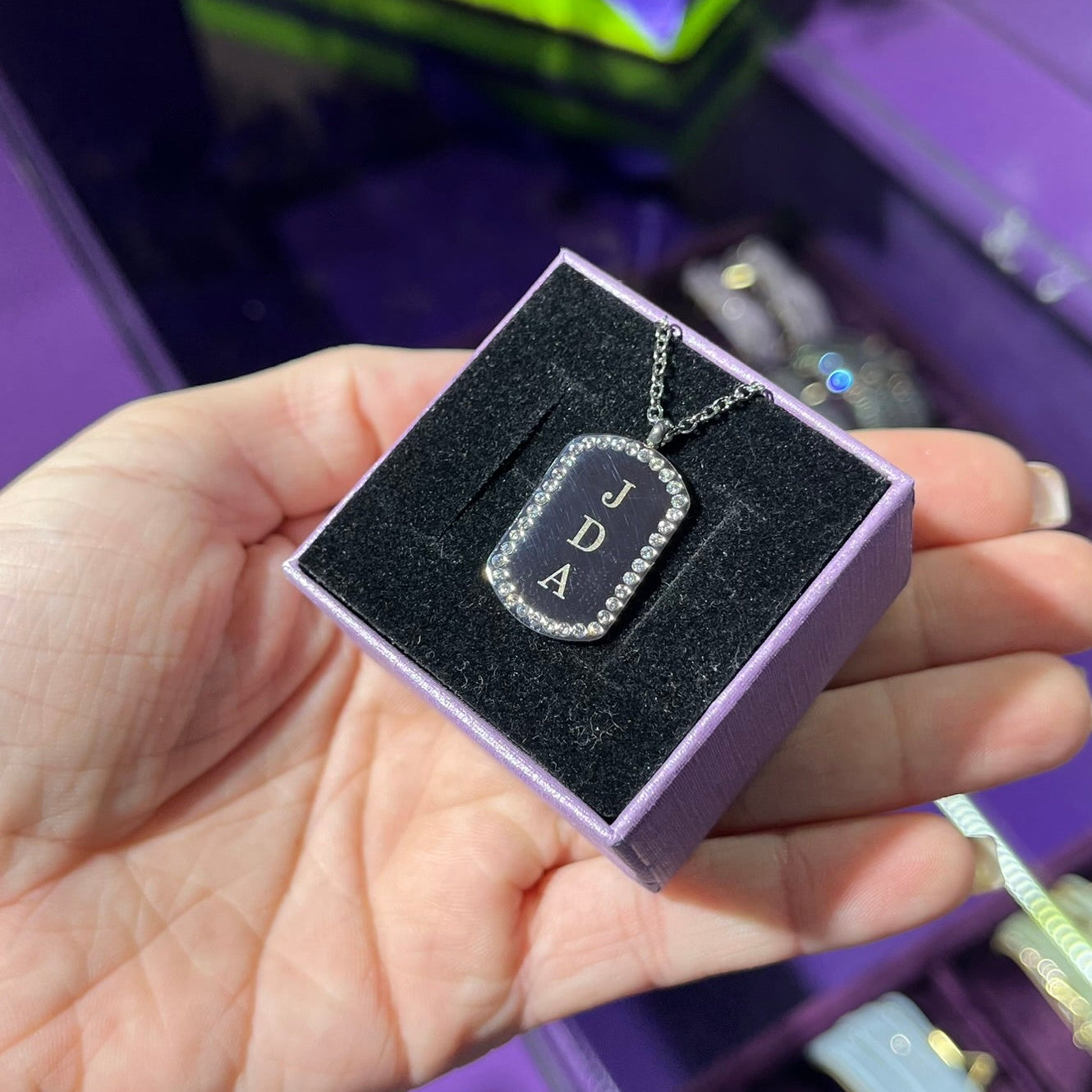 Placa rectangular para personalizar con láser