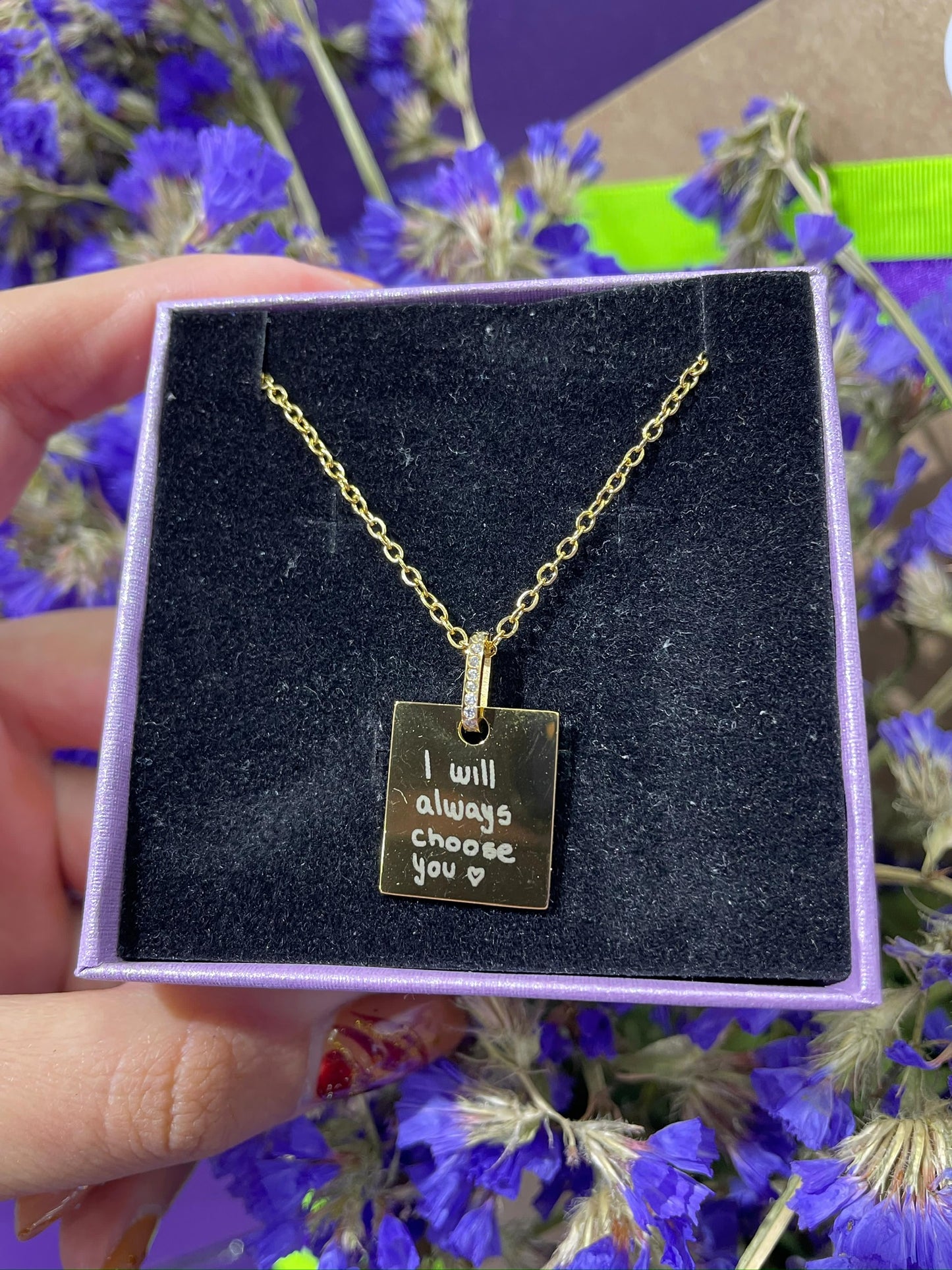 Placa cuadrada para personalizar con láser