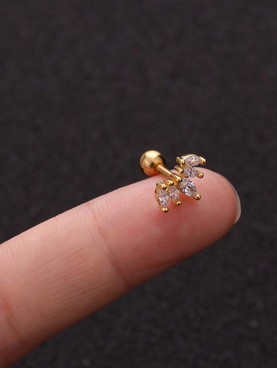 Cristal Studs - Plata de Ley 925