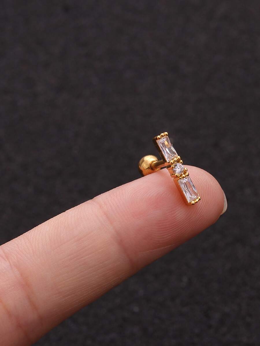 Cristal Studs - Plata de Ley 925