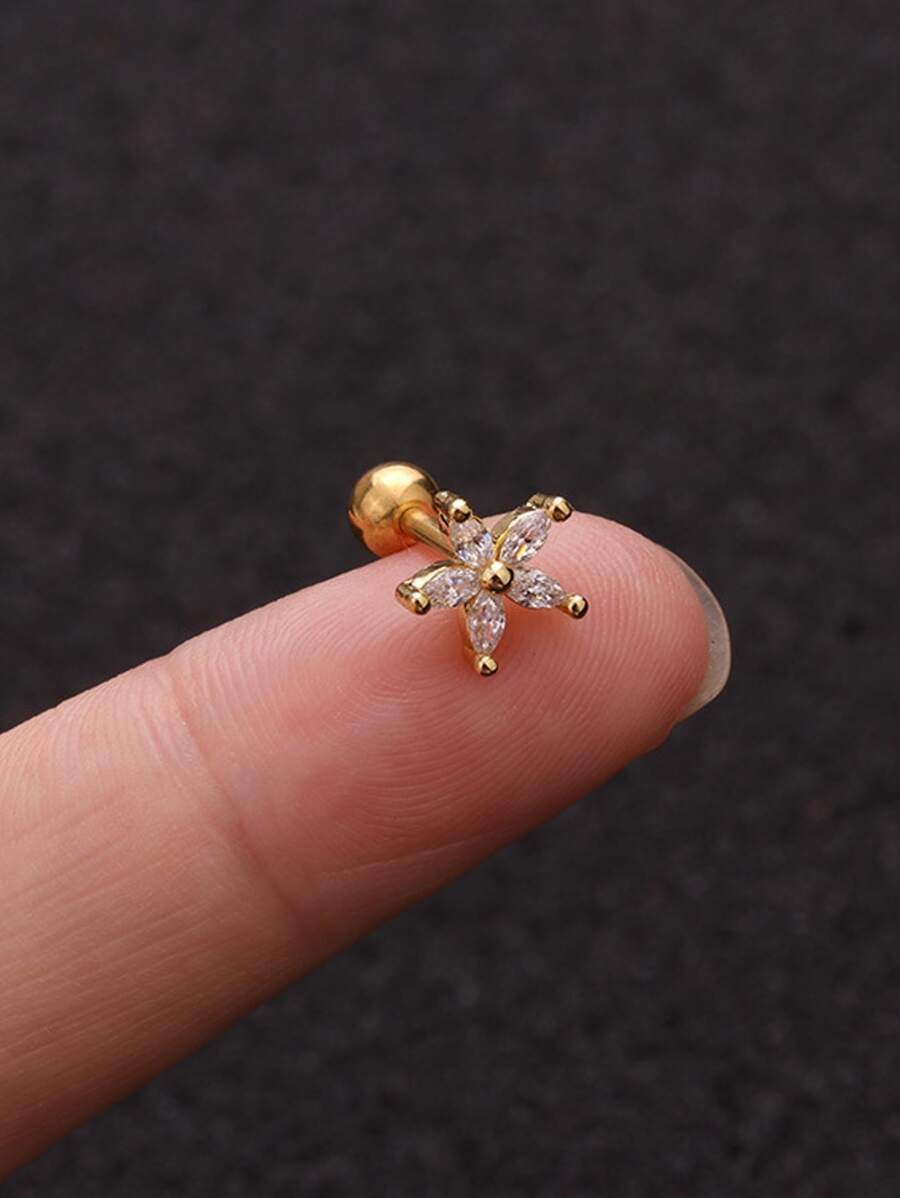 Cristal Studs - Plata de Ley 925