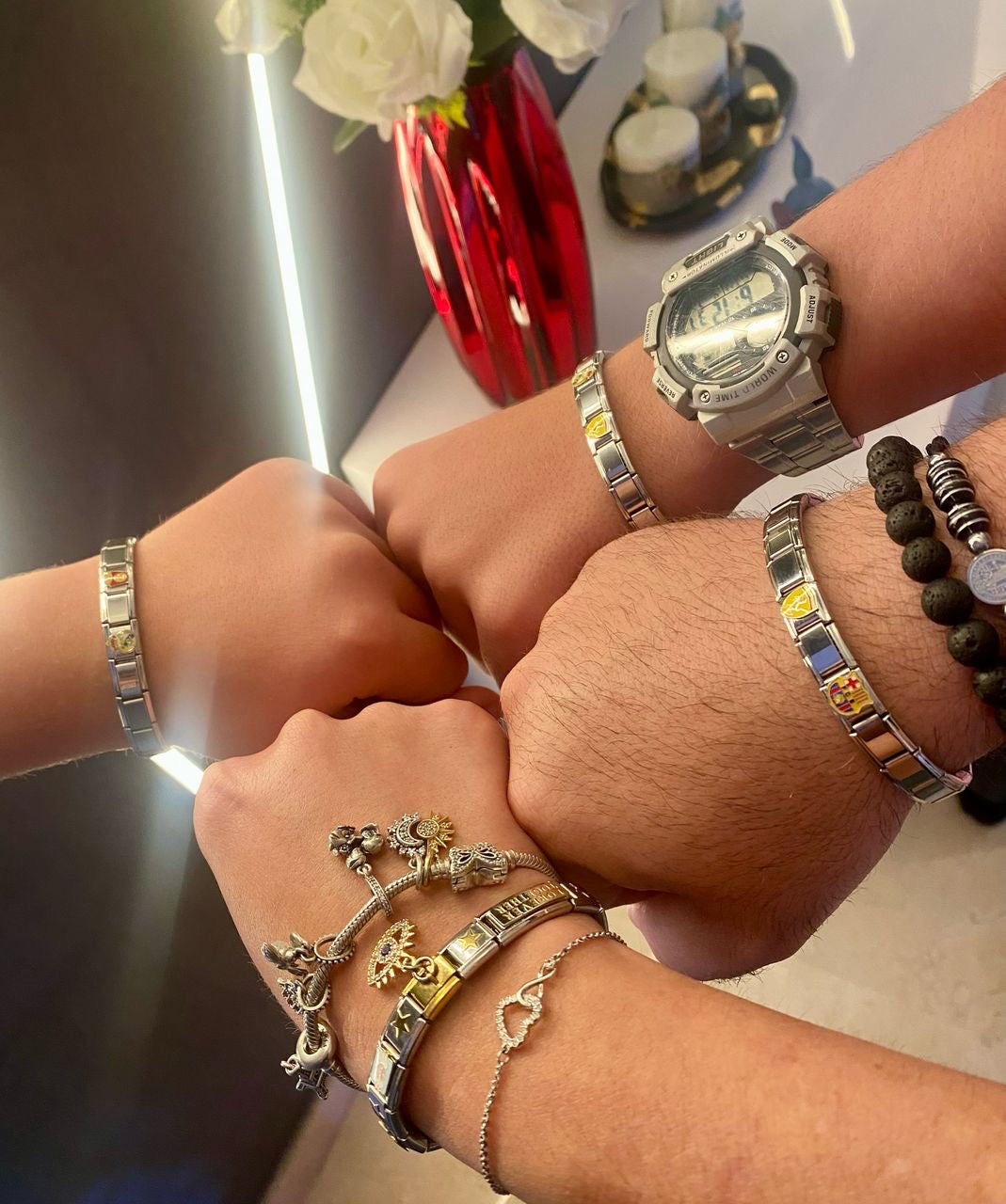 Italian bracelet plano - best seller hombres