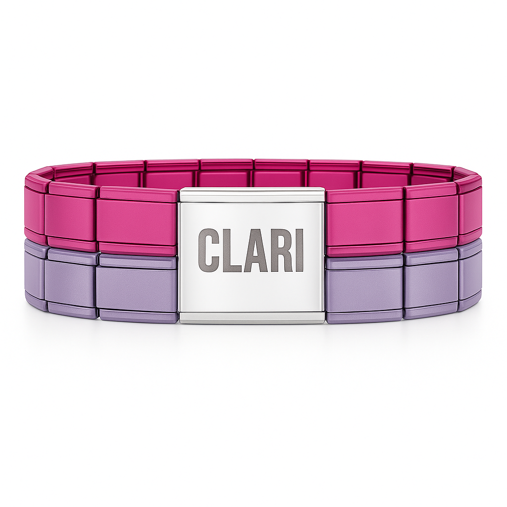 Italian Bracelet personalizado - doble