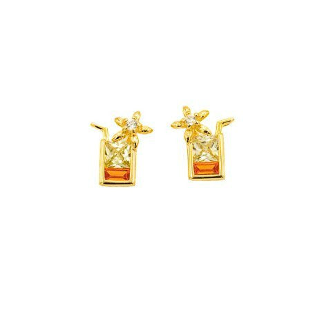 Stud drink par - Plata de Ley 925