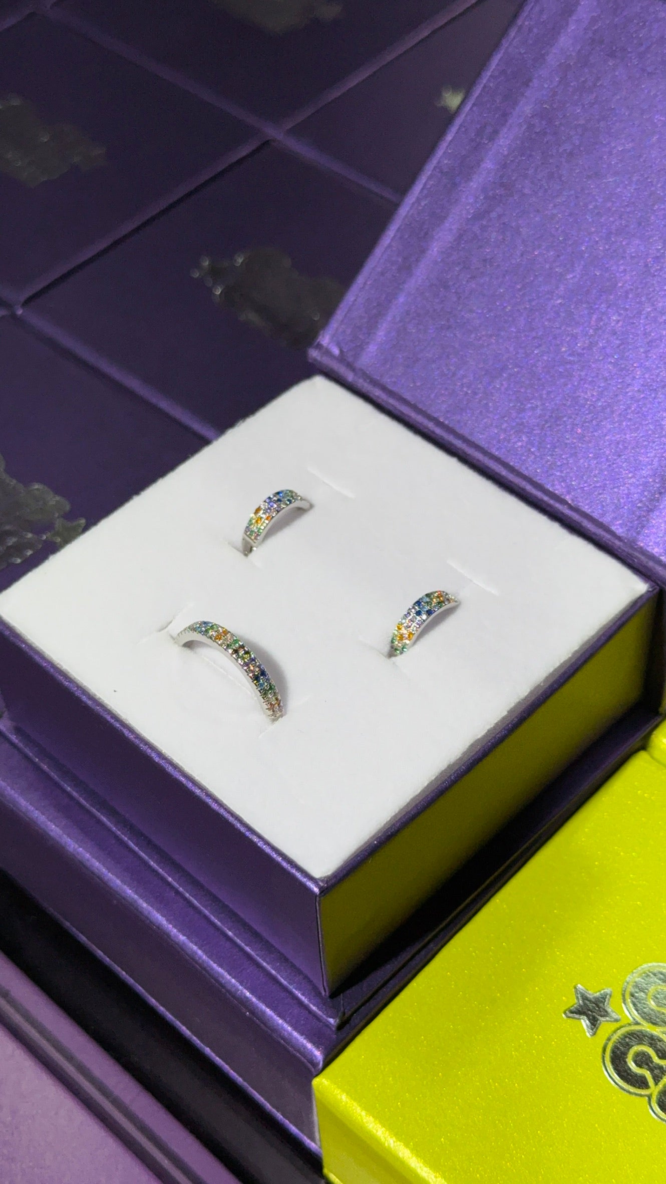 Anillo Corina multicolor - Plata de ley 925