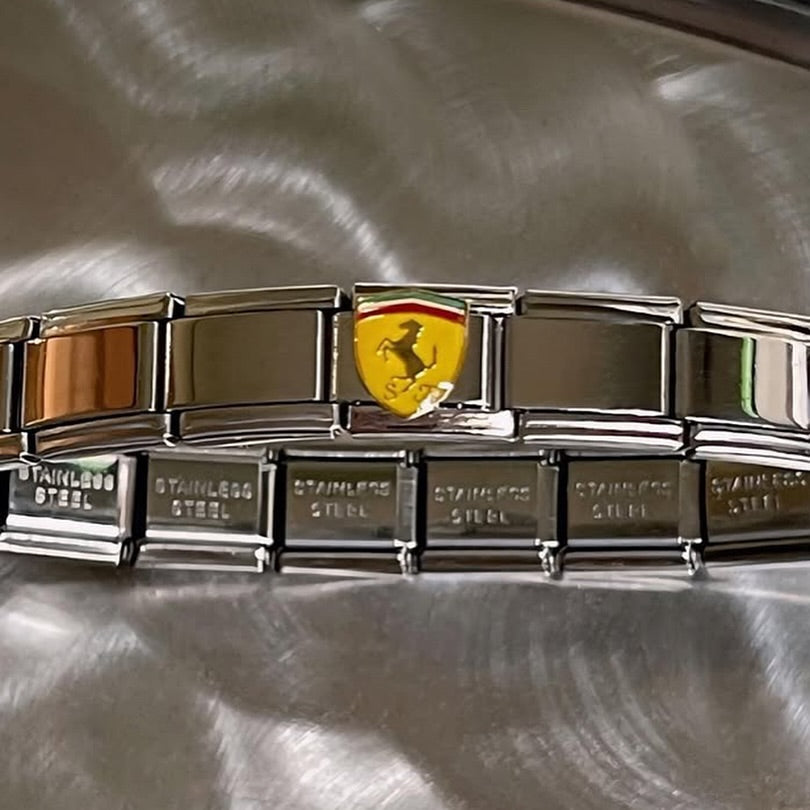 Italian bracelet plano - ferrari
