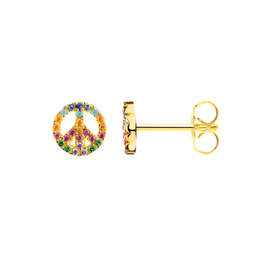 Stud peace - Plata de Ley 925