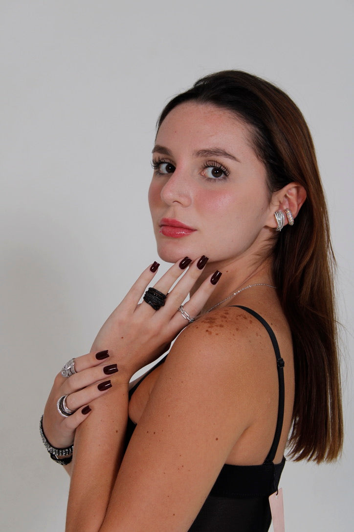Ear cuff Rebecca - Plata de ley 925