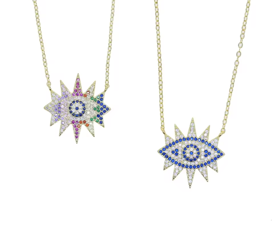 The sparkle eye - multicolor - Plata de ley 925