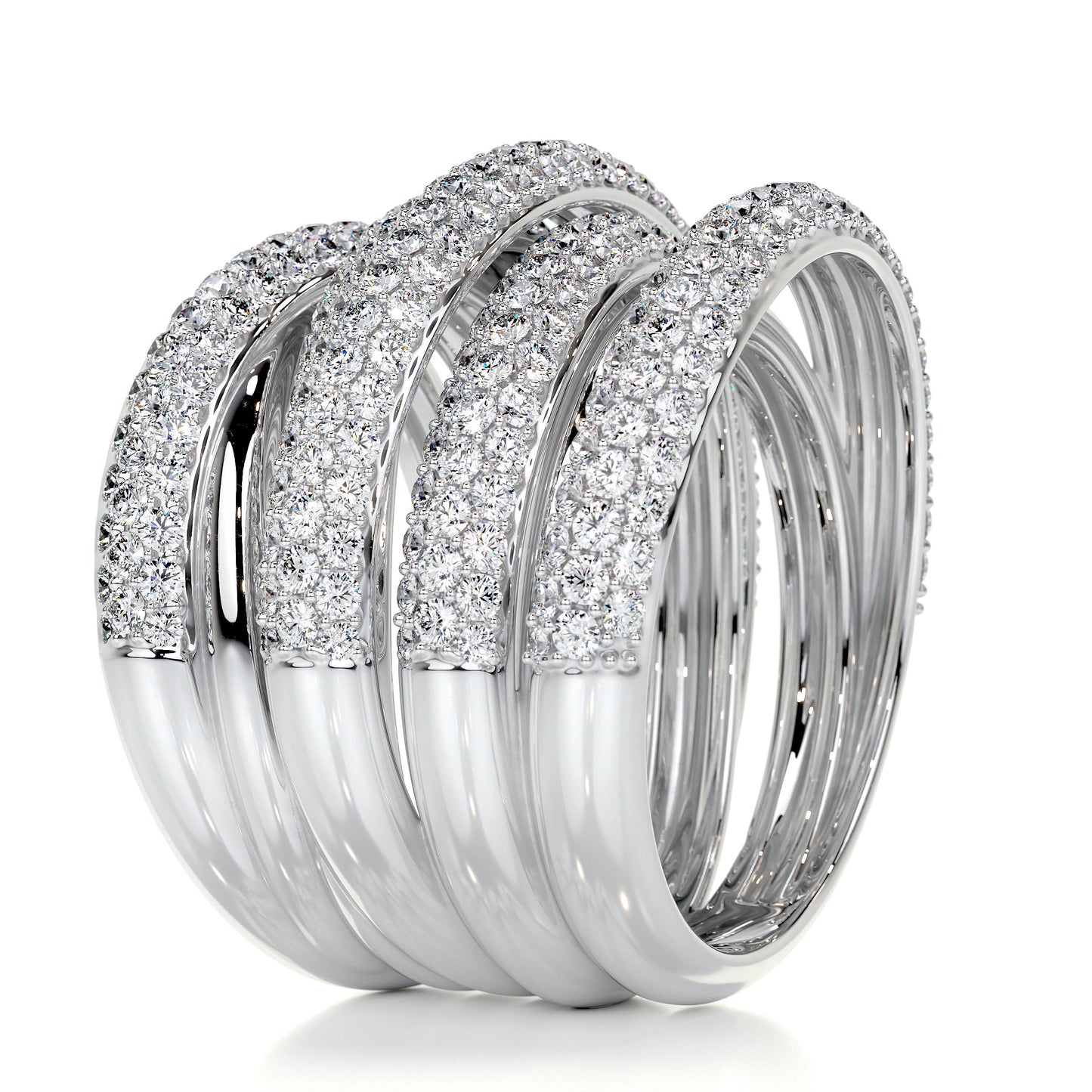 Anillo mil tiras - plateado