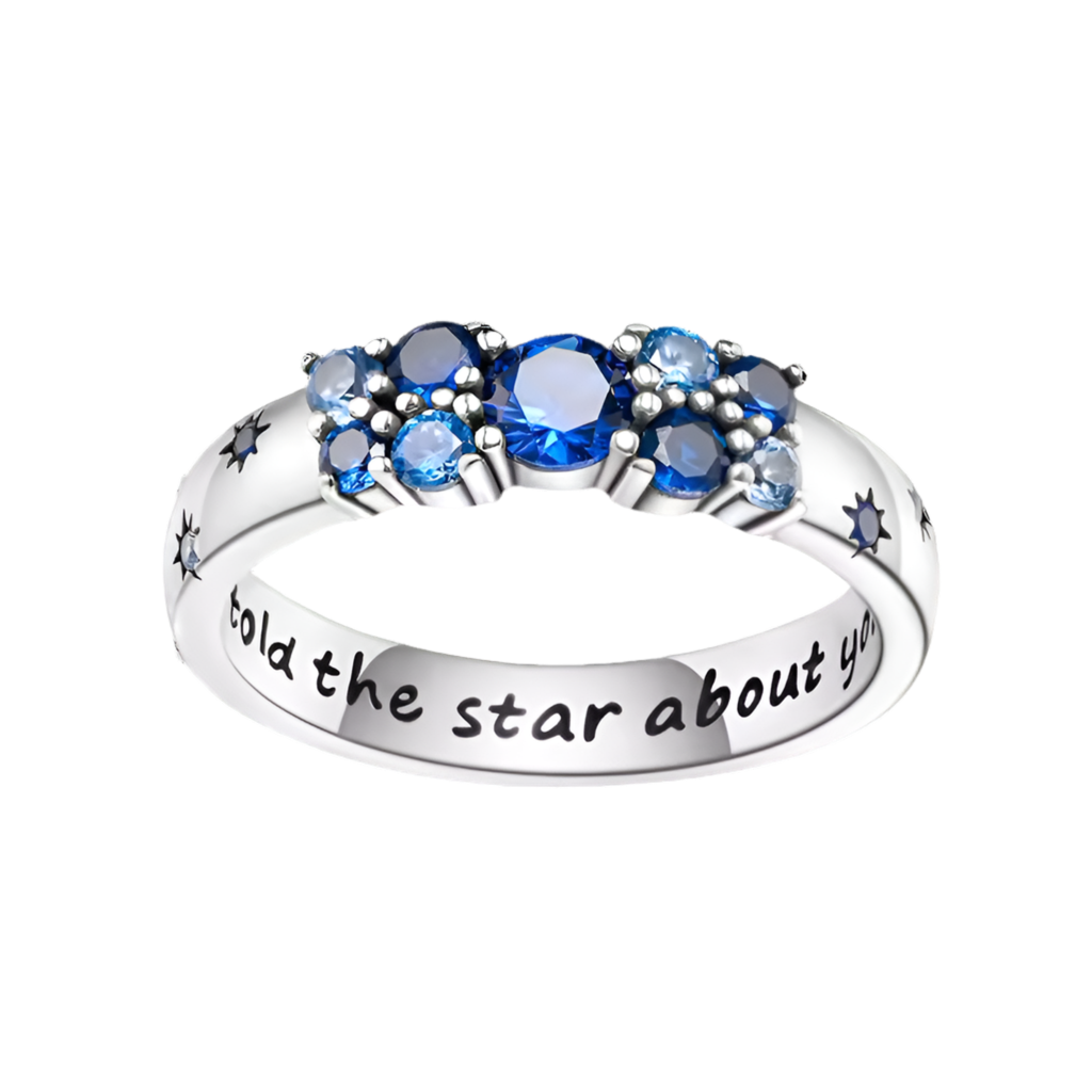 I told the star about you - anillo de promesa Plata de Ley 925