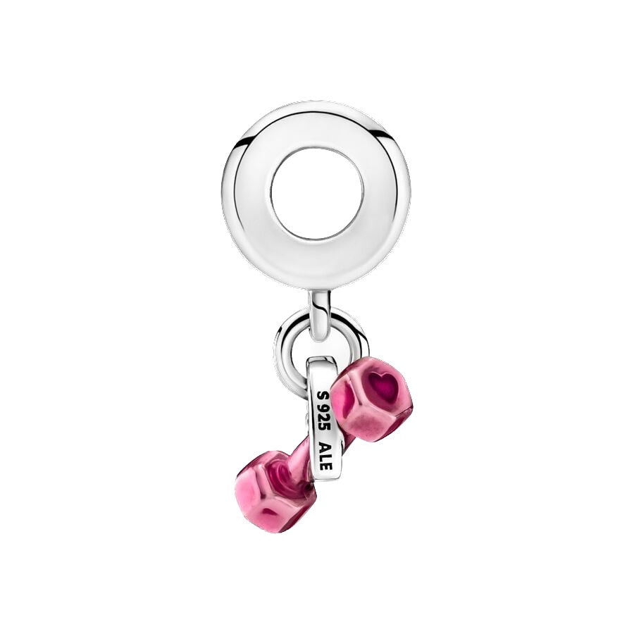Charm de plata 925 - gym girl