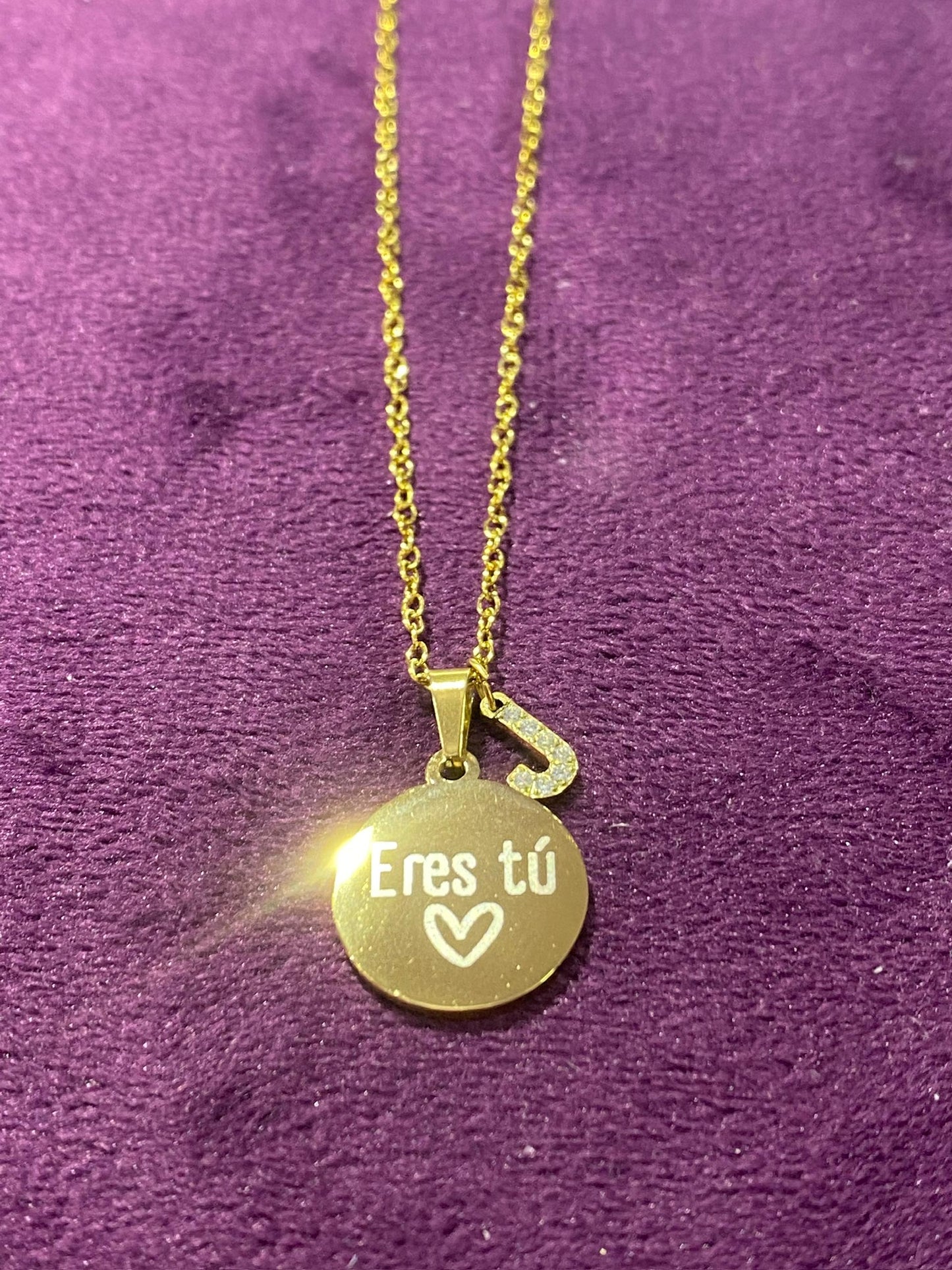 Placa círculo para personalizar con láser - 3 tamaños