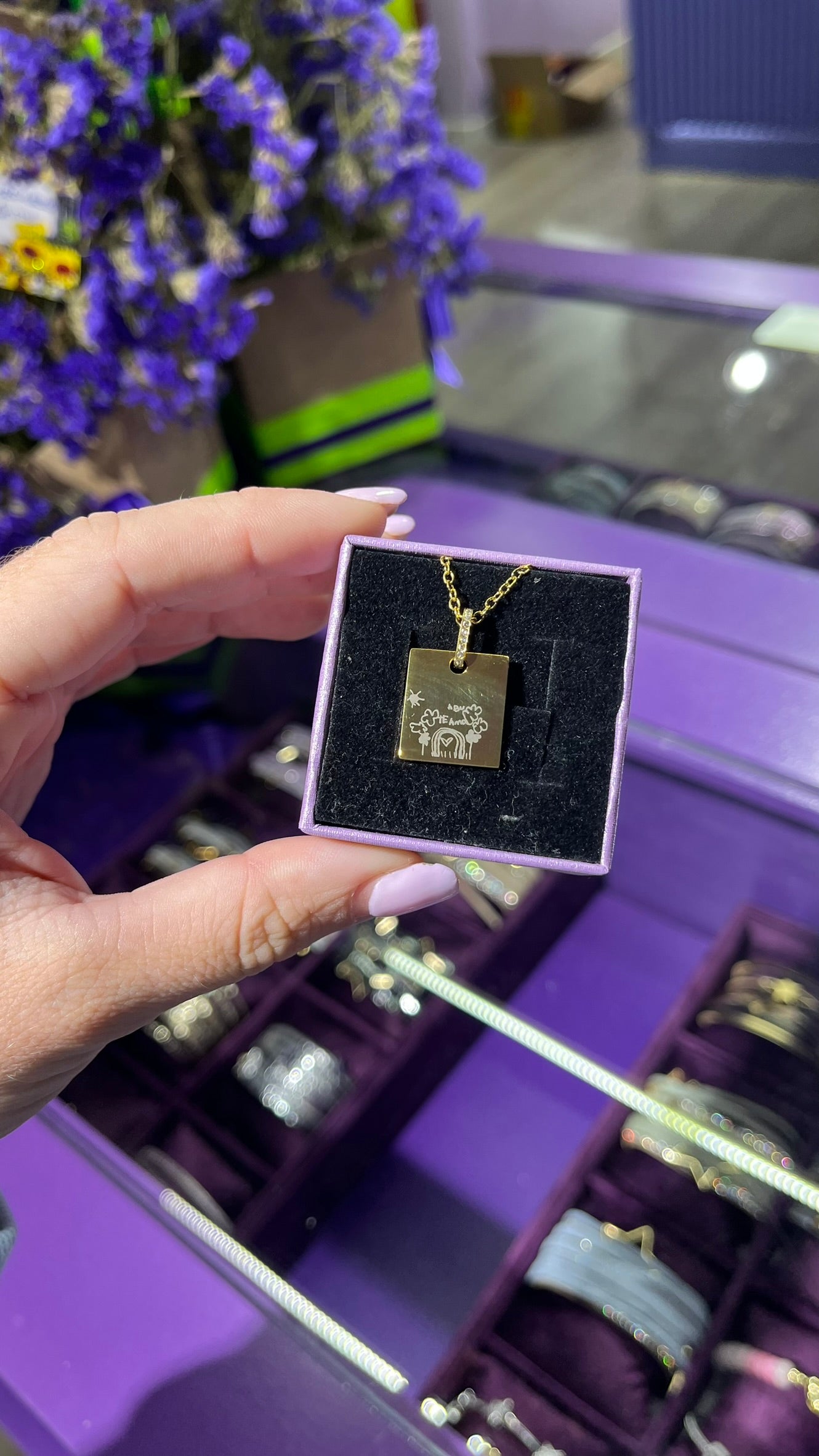 Placa cuadrada para personalizar con láser