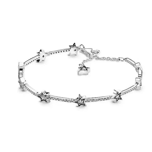 Pulsera de estrellas - Plata de ley 925