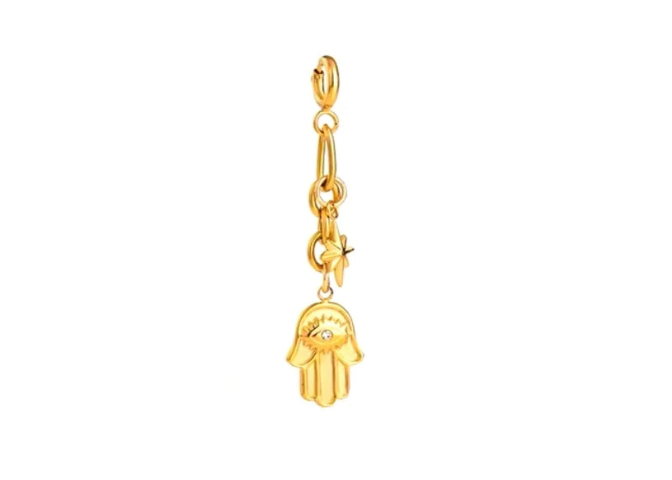Bikini clip - hamsa hand