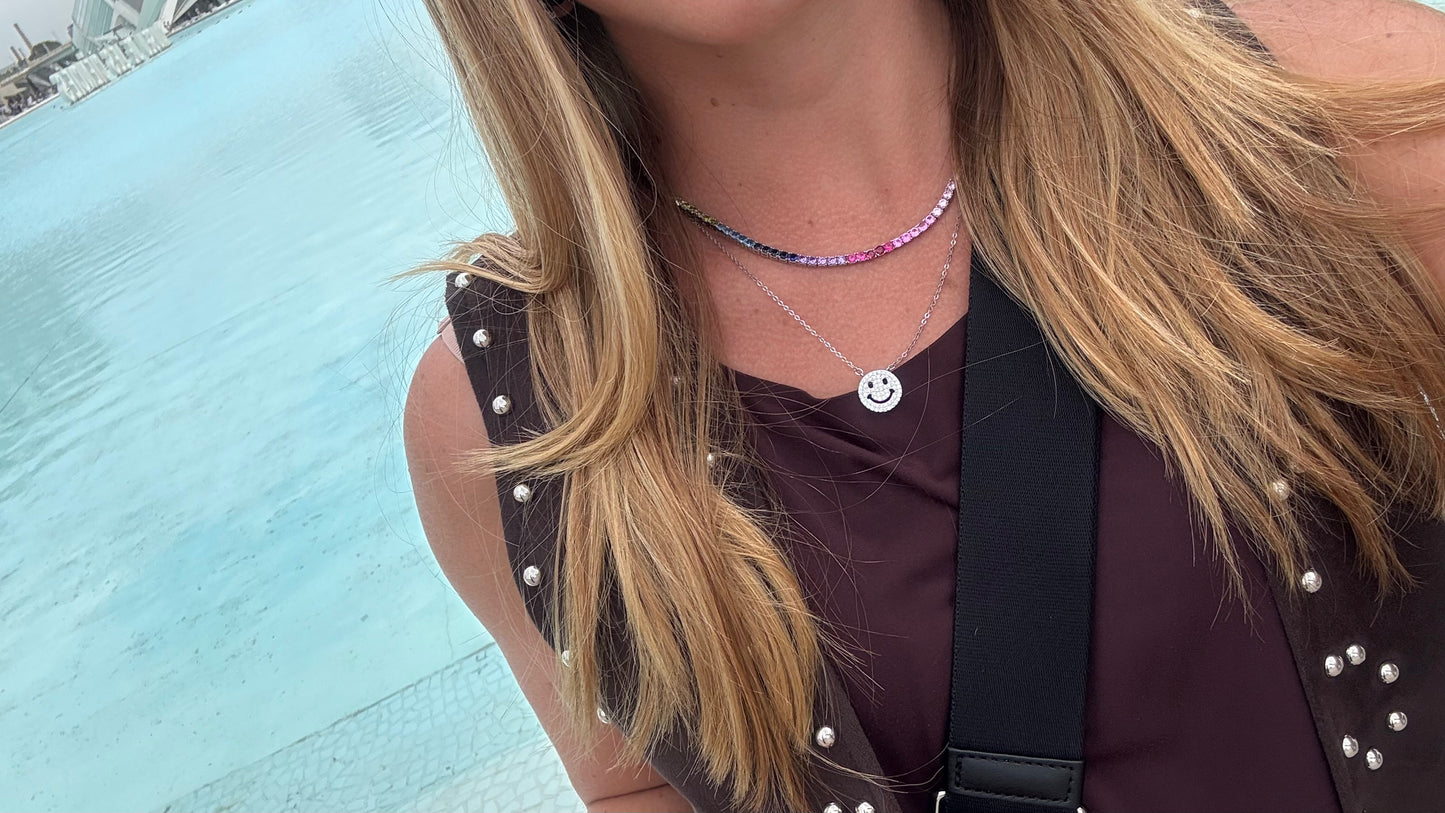 Smiley Face - Plata de ley 925