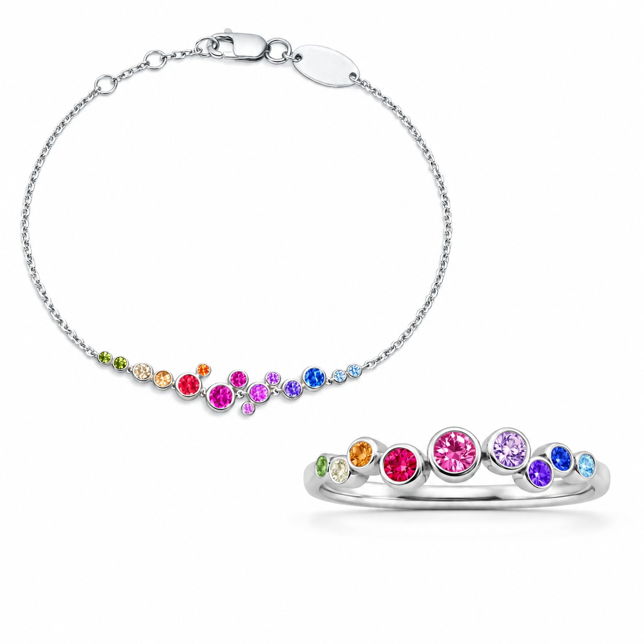 Set Spark Dots - Plata de ley 925