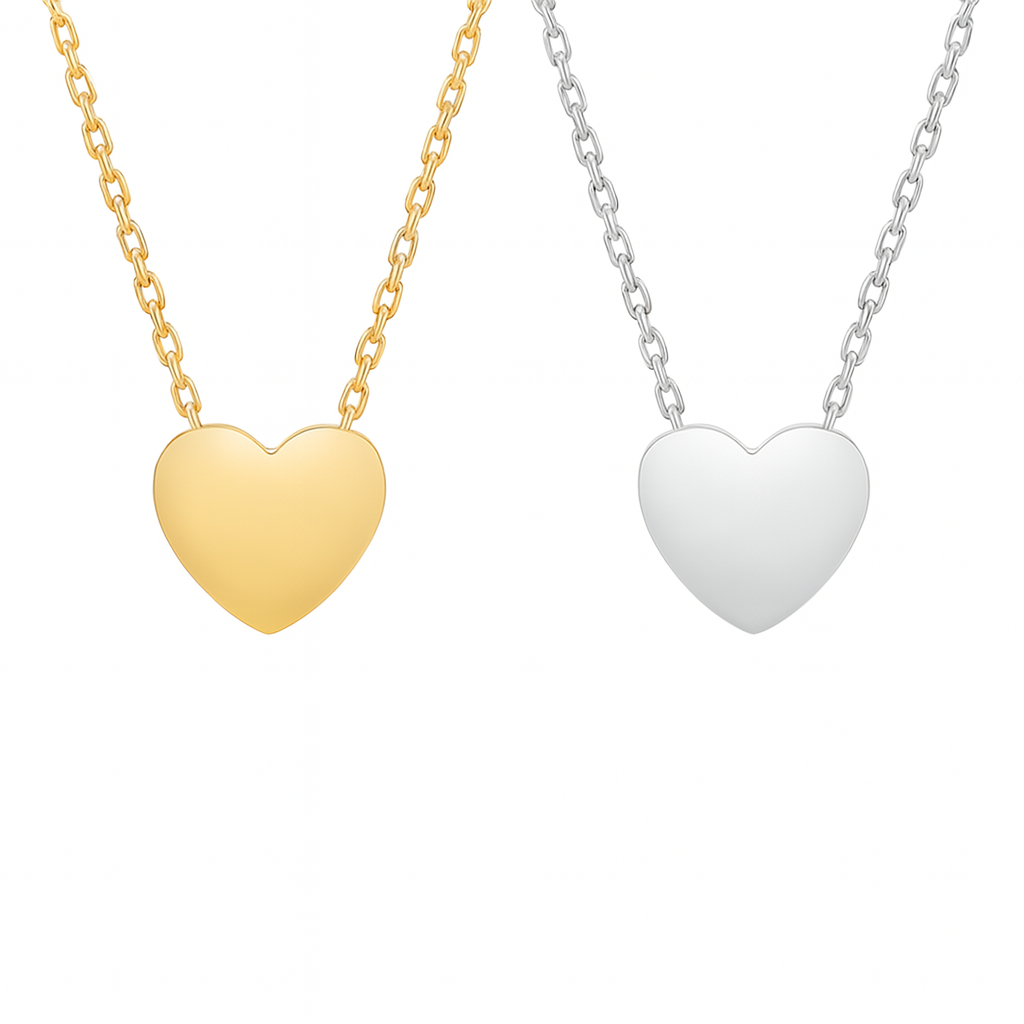 Collar de corazón para personalizar con láser