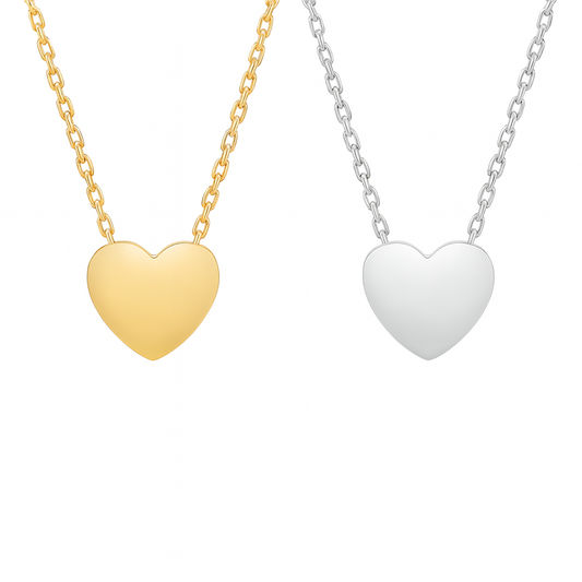 Collar de corazón para personalizar con láser