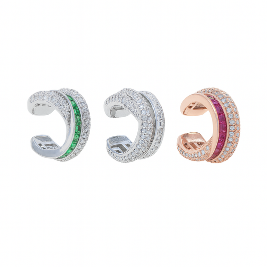 Ear cuff Rebecca - Plata de ley 925