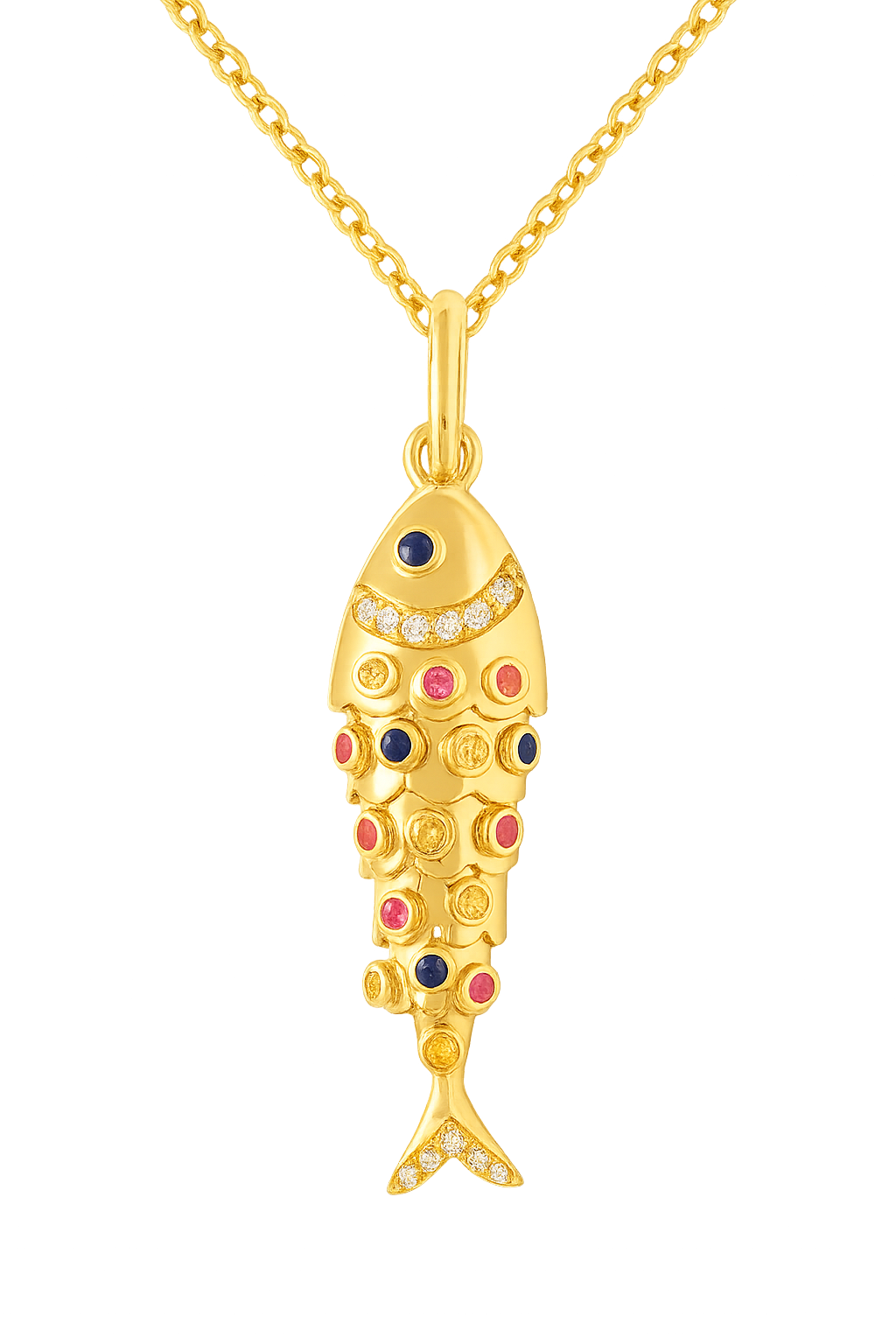 Collar de Pez multicolor