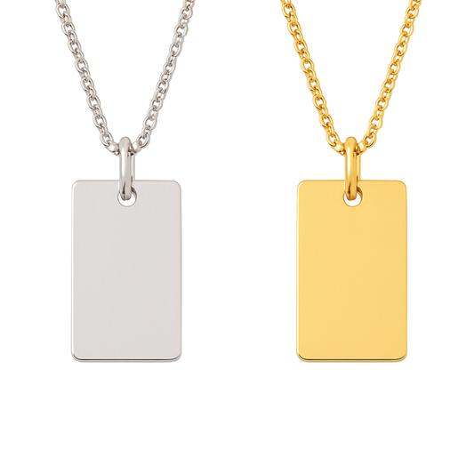 Plaquita mini para personalizar con láser