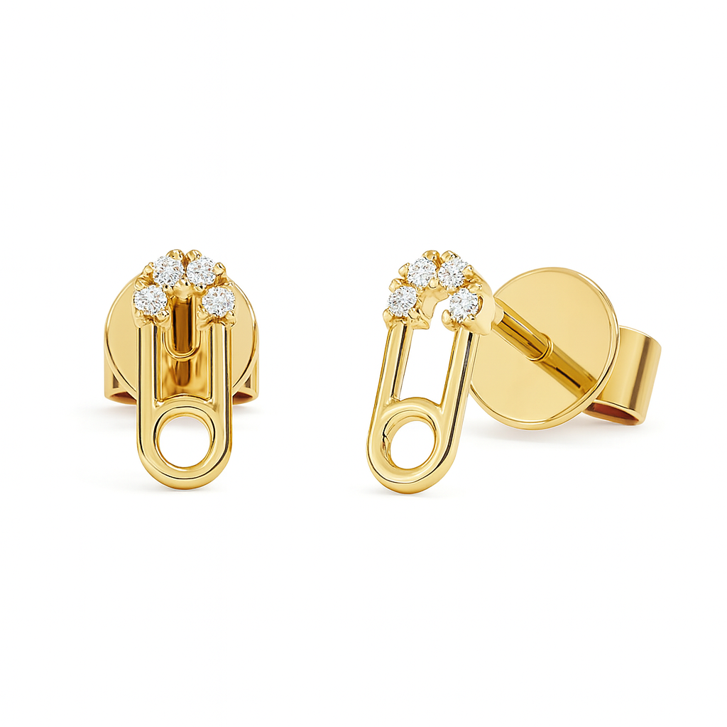 Stud de clip - Plata de ley 925