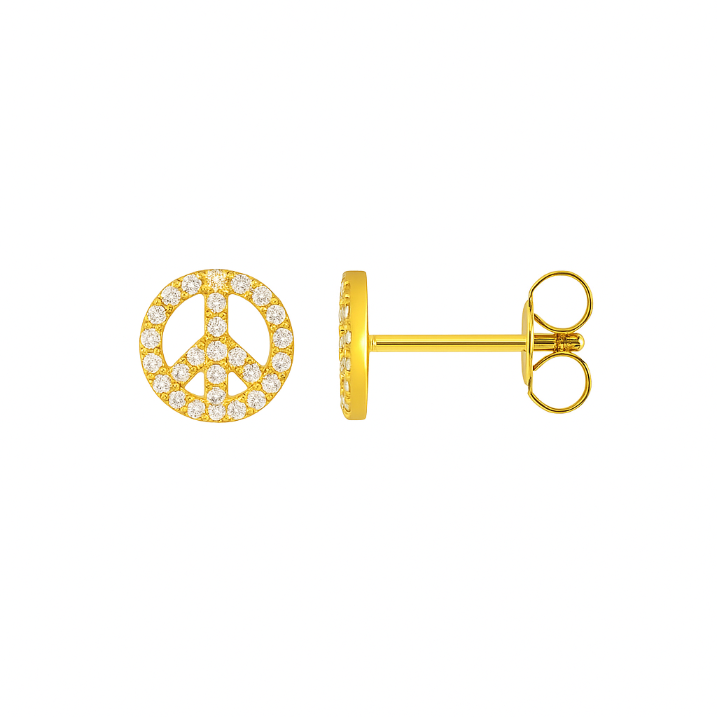 Stud peace - Plata de Ley 925