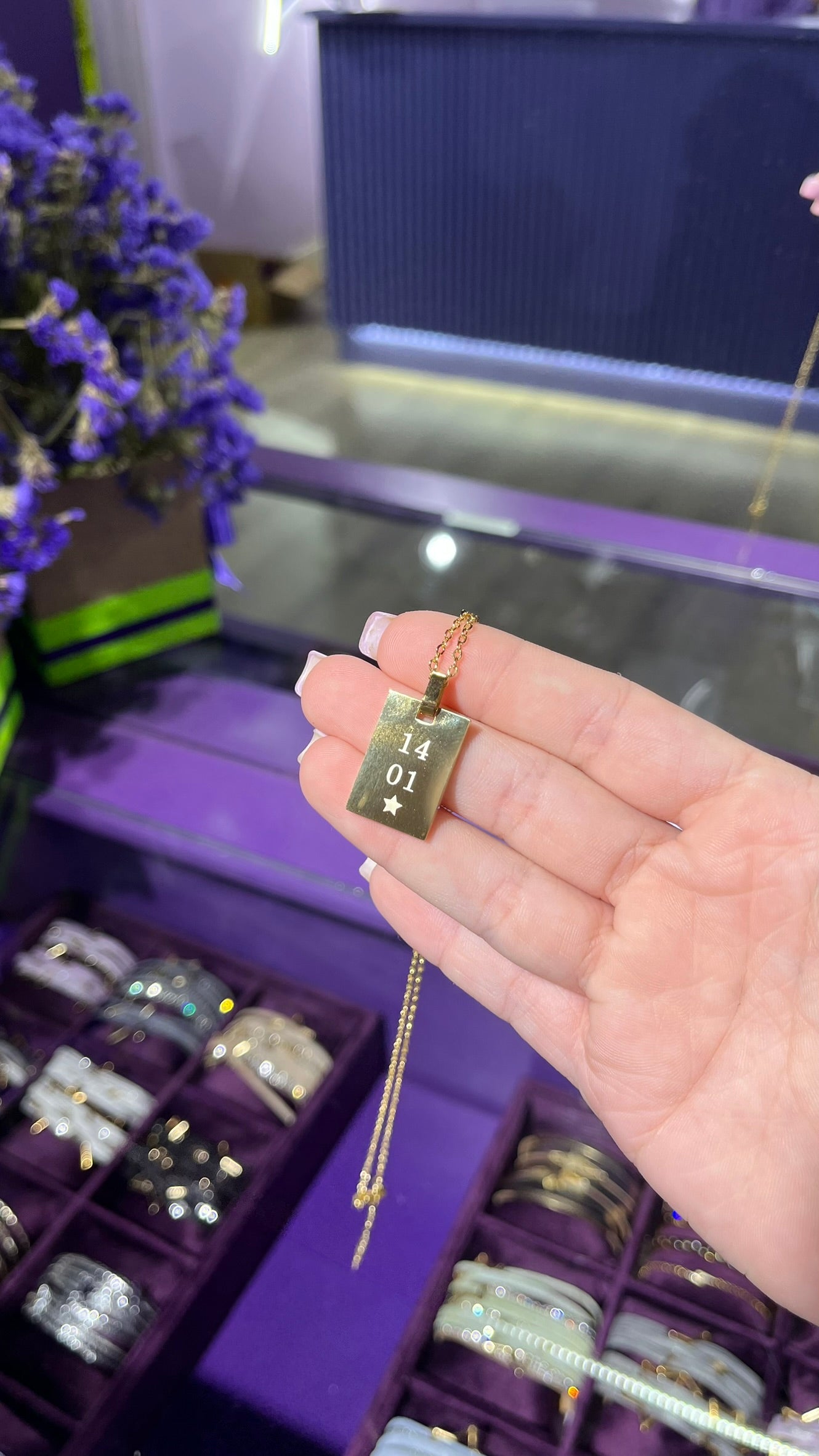 Plaquitas para personalizar con láser cuadrada
