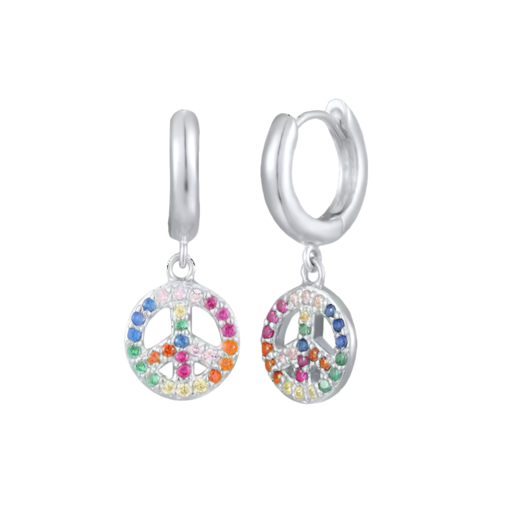 Zarcillo Paz - Plata de ley 925