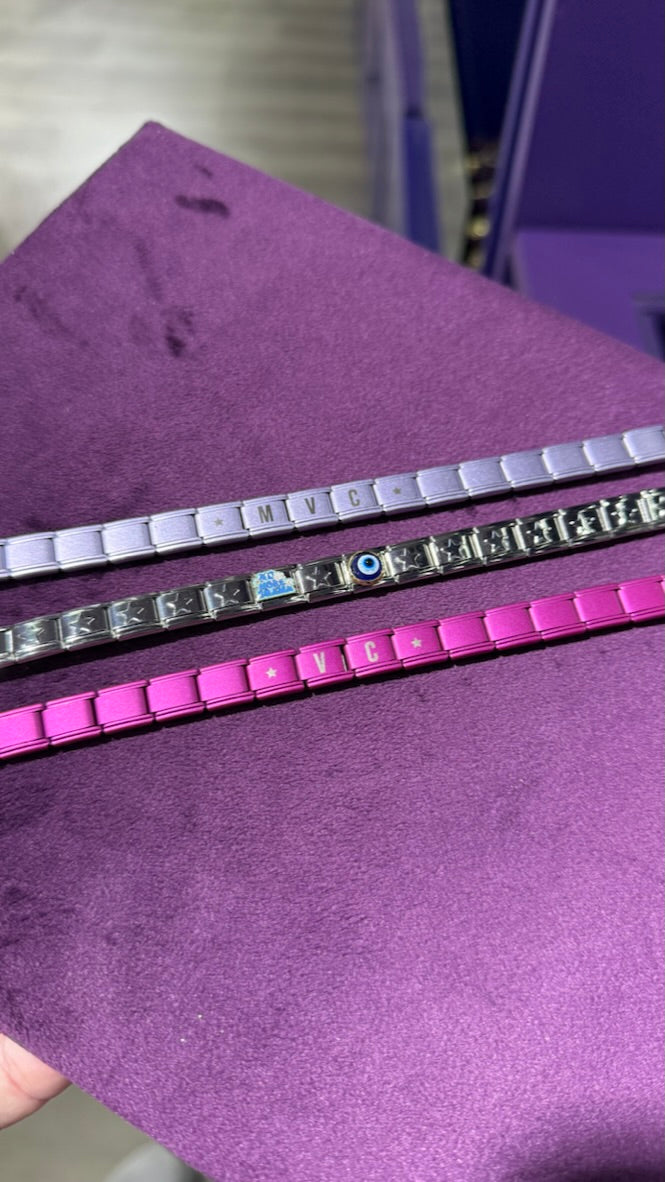 Italian Bracelet lila