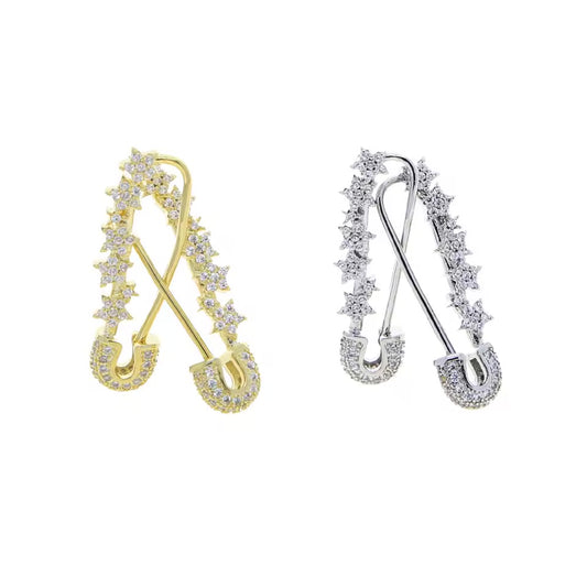 Stars clip - Plata de ley 925