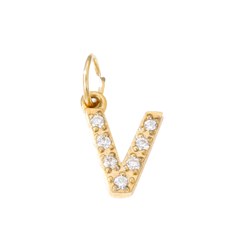 Dije de letras y números para collar