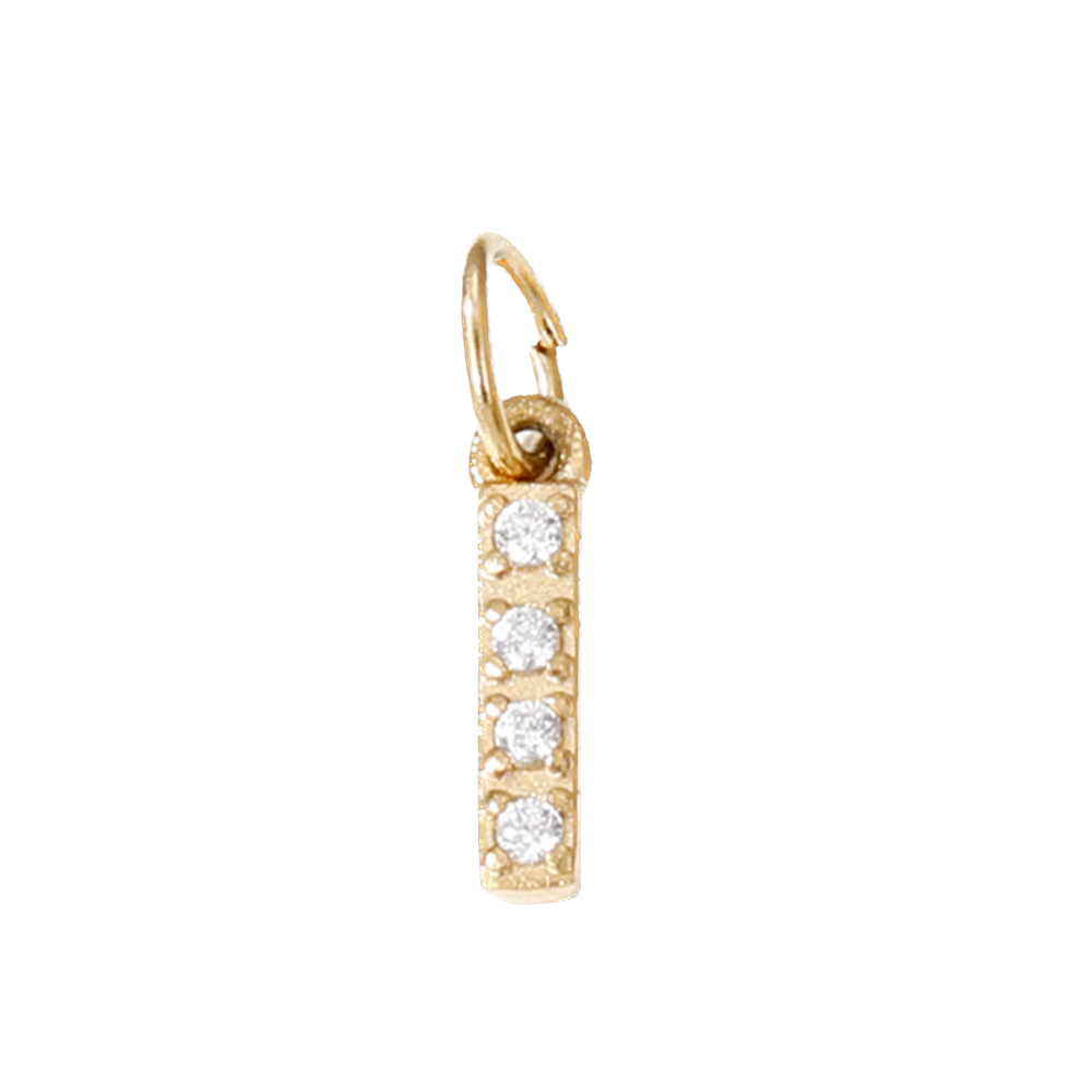 Dije de letras y números para collar