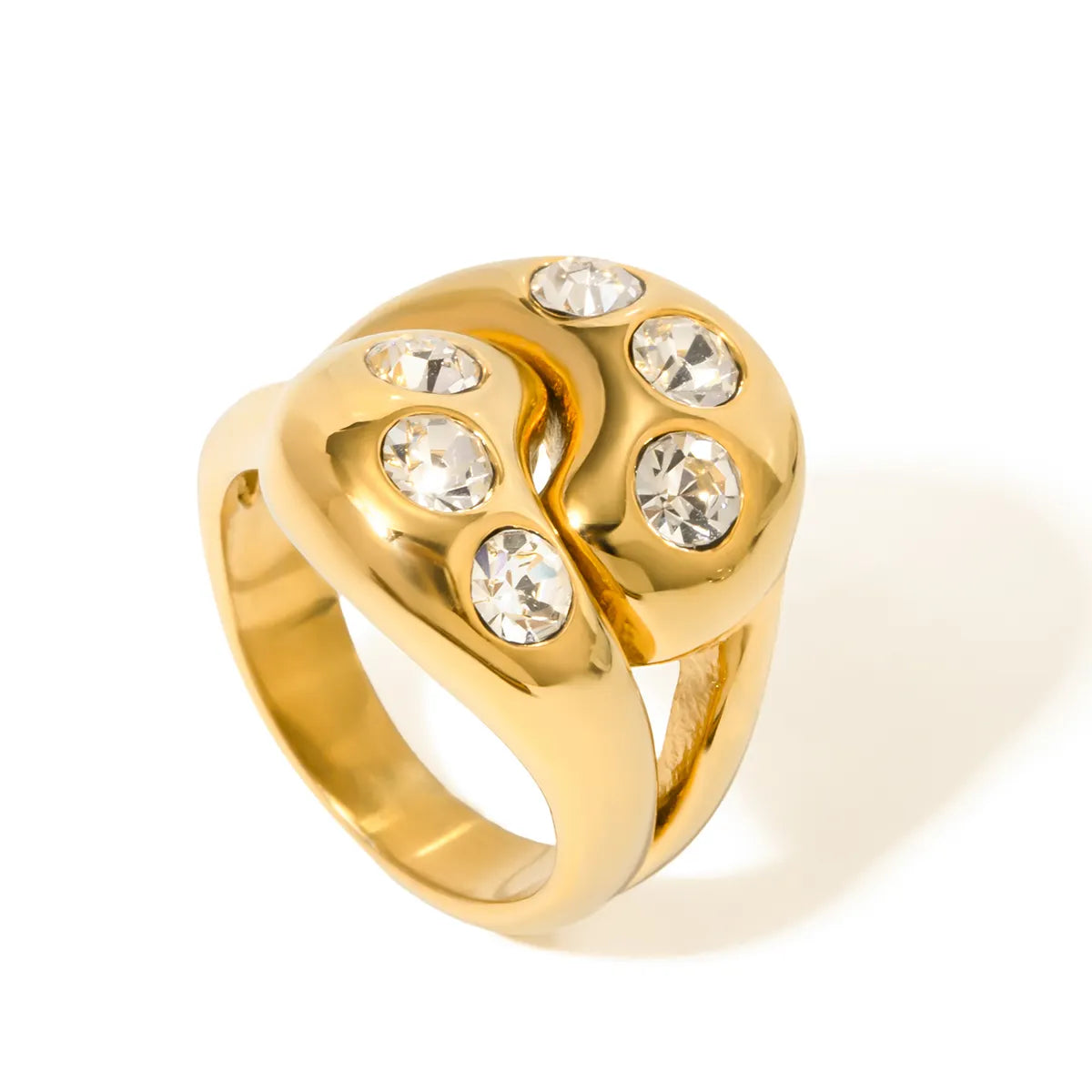 Anillo asimétrico ajustable - Romina
