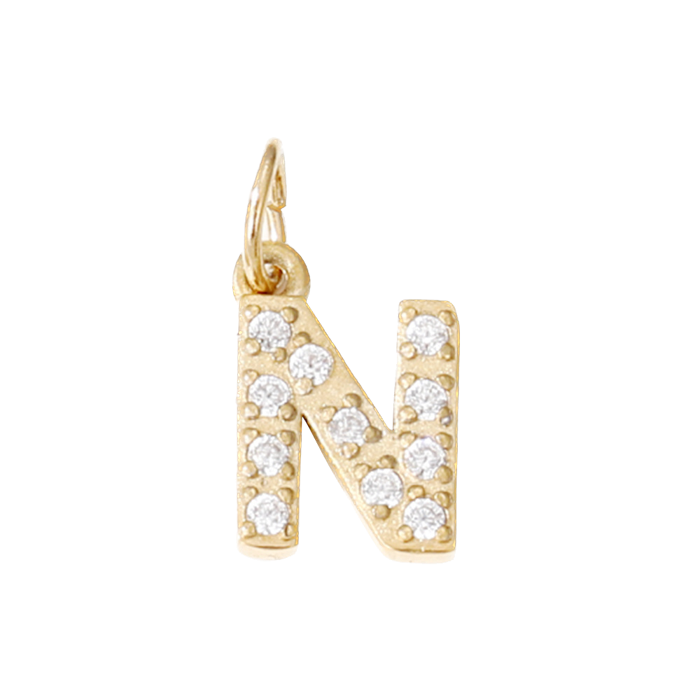 Dije de letras y números para collar
