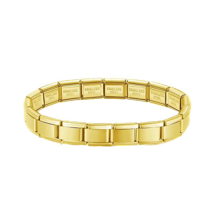 Italian Bracelet dorada básica