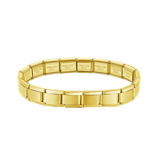 Italian Bracelet dorada básica