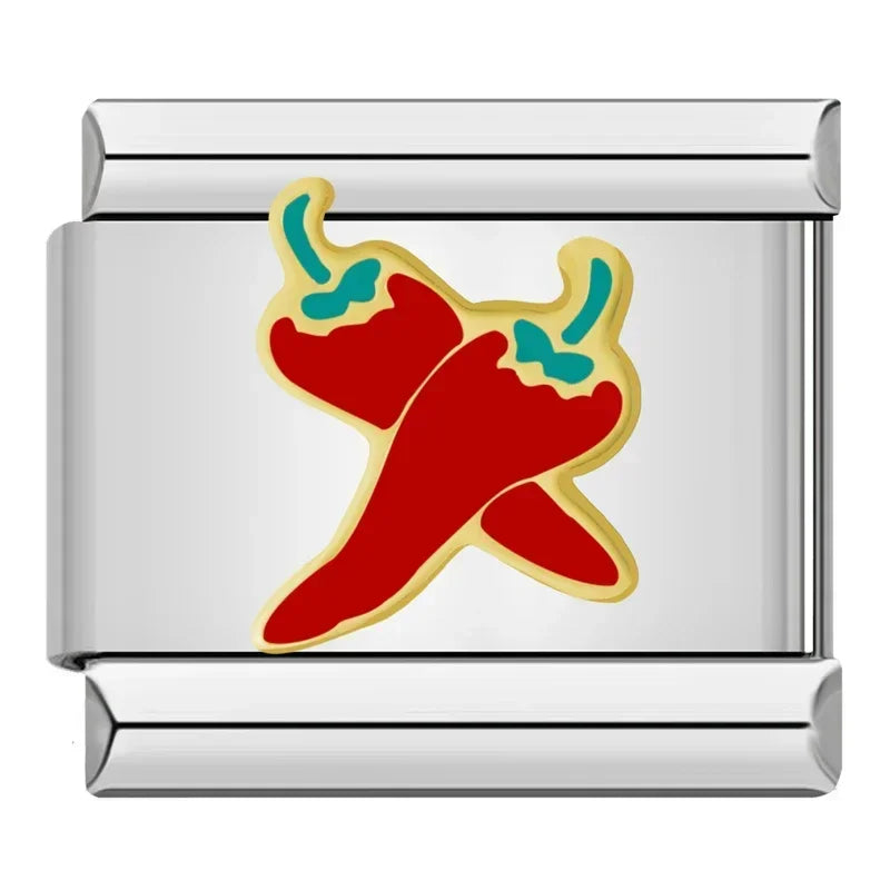 Italian bracelet plano - chili - cuerno italiano