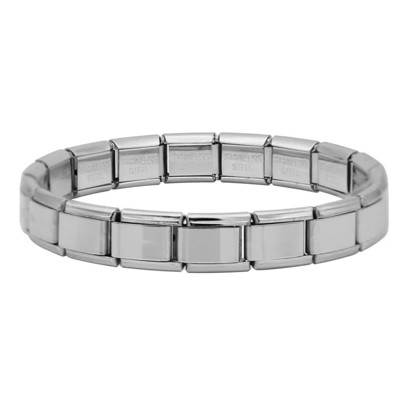 Italian Bracelet Plateada básica