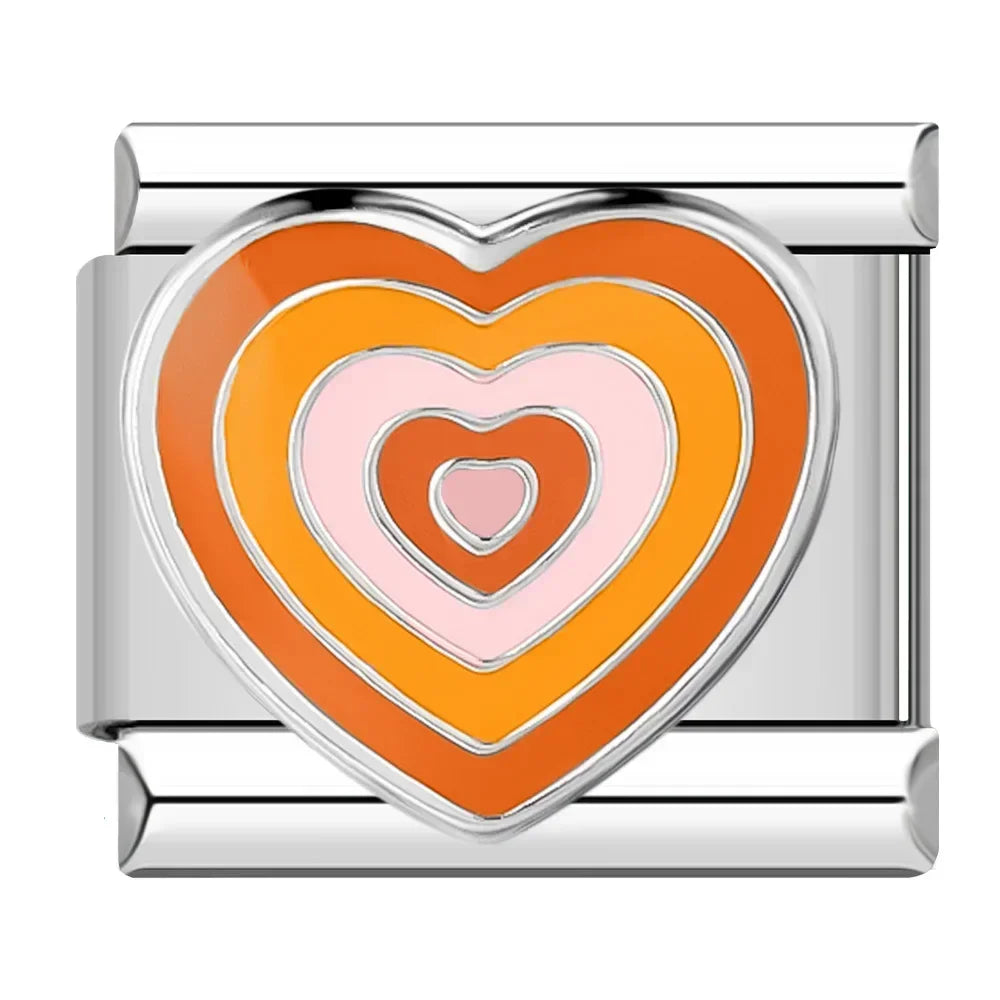 Italian bracelet plano - corazón infinito