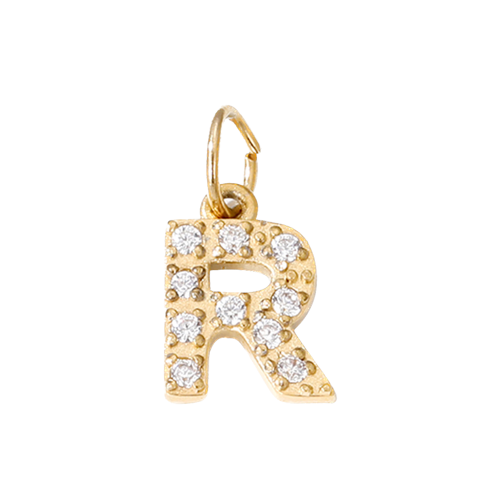 Dije de letras y números para collar