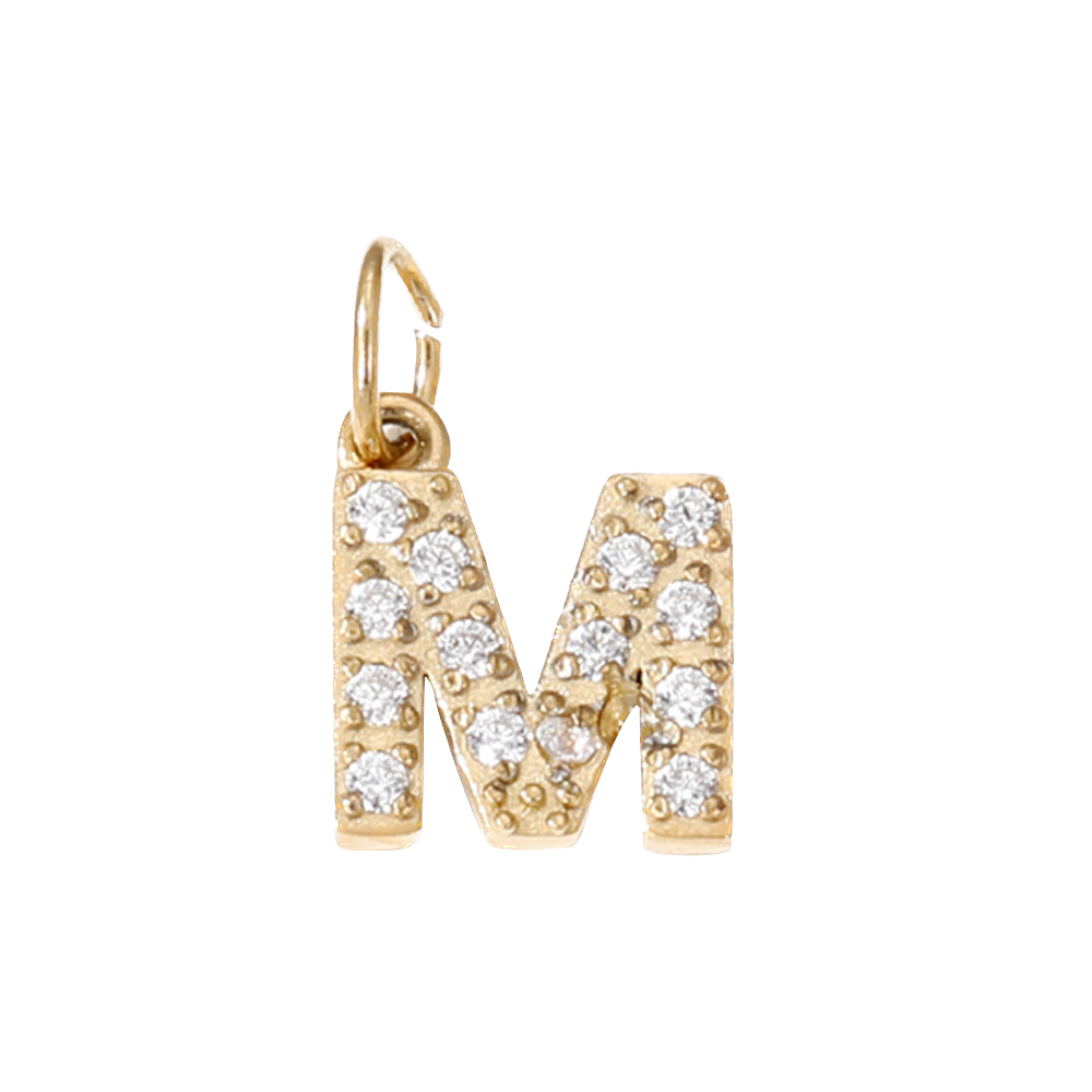 Dije de letras y números para collar