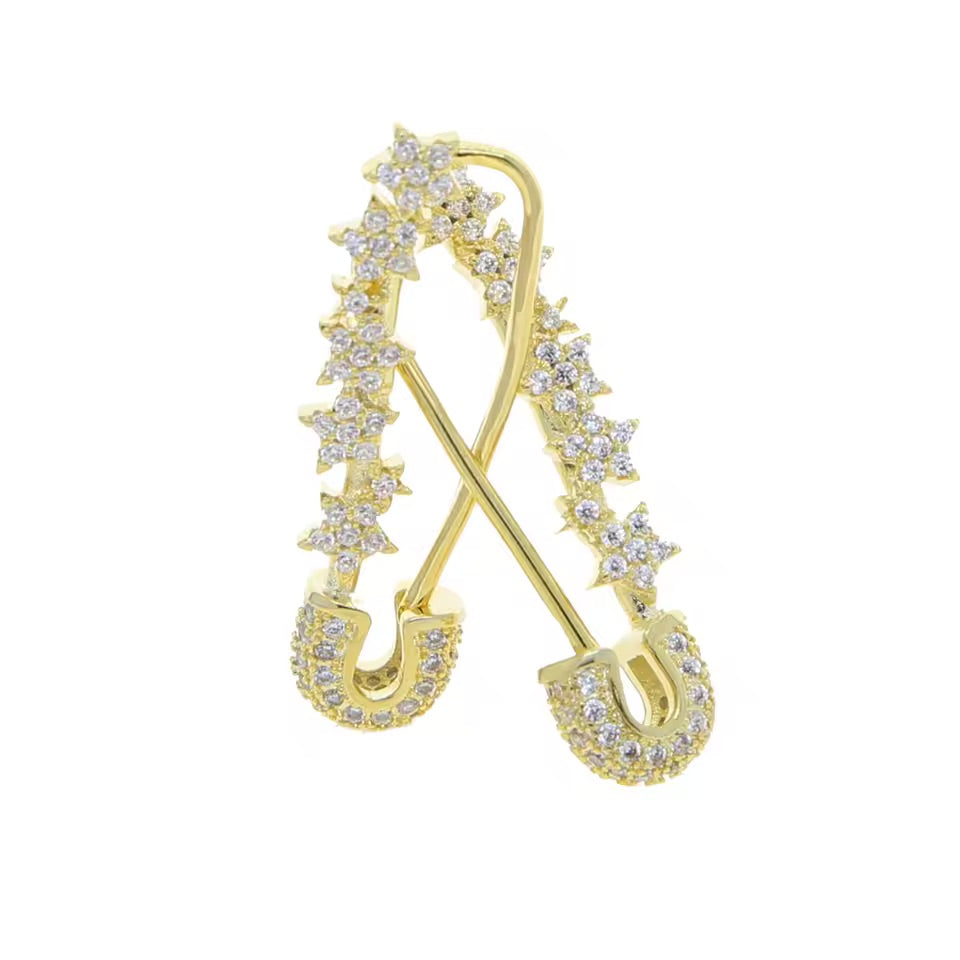 Stars clip - Plata de ley 925