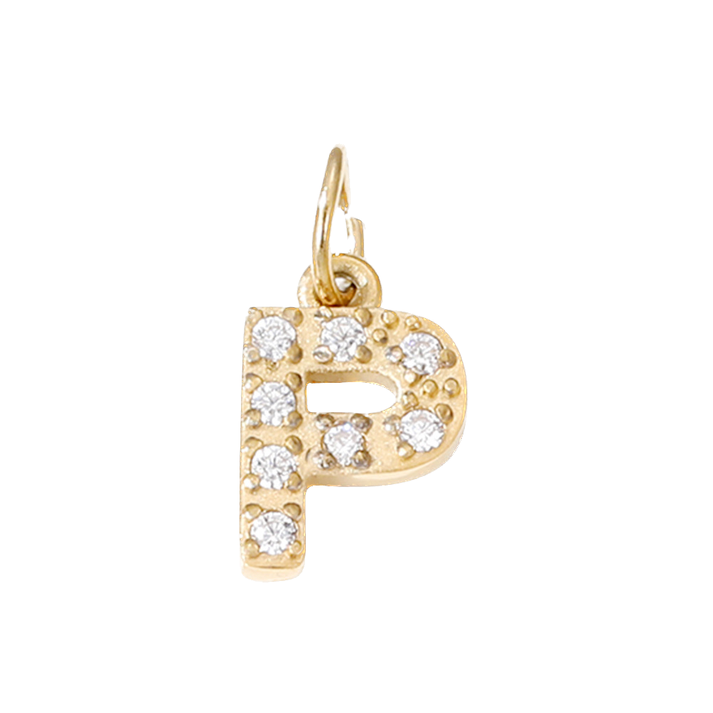 Dije de letras y números para collar