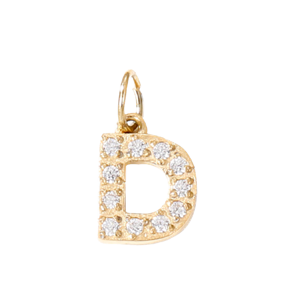 Dije de letras y números para collar