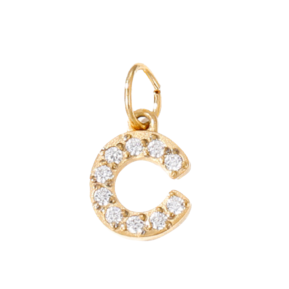 Dije de letras y números para collar