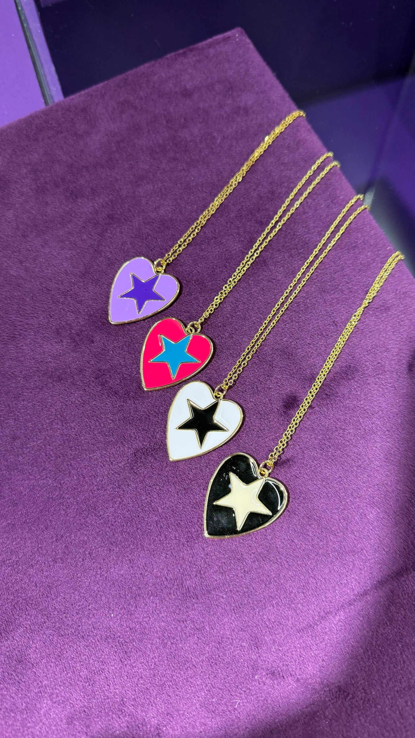 Collar de corazón para personalizar con inicial