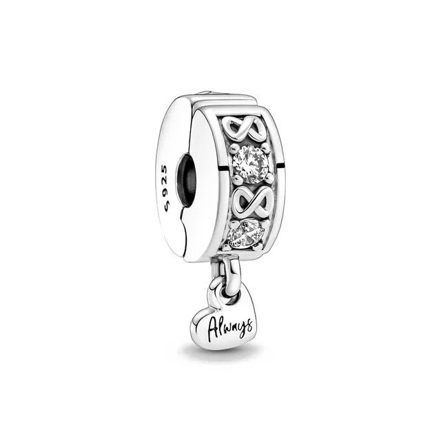 Charm de plata 925 - always - amor por siempre